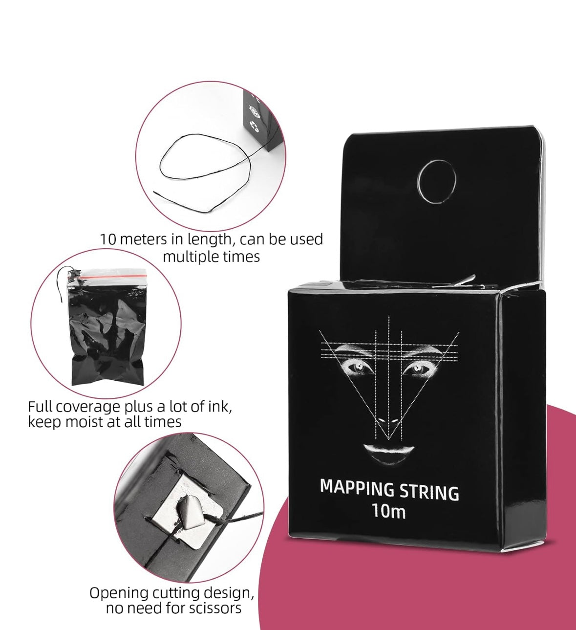 Fije për Hartimin e Vetullave – Pre-inked (e parapigmentuar)