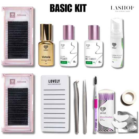 BASIC Kit për qerpikët extensions