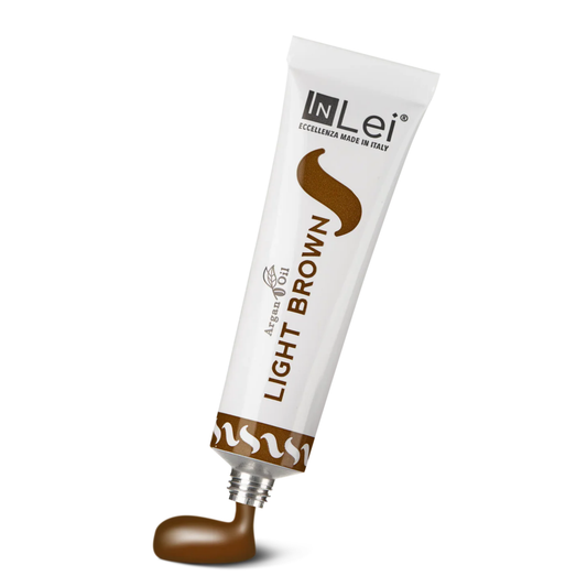 LIGHT BROWN Bojë Kafe e Çelët për Qerpikë dhe Vetulla me Vaj Argani 15 ml