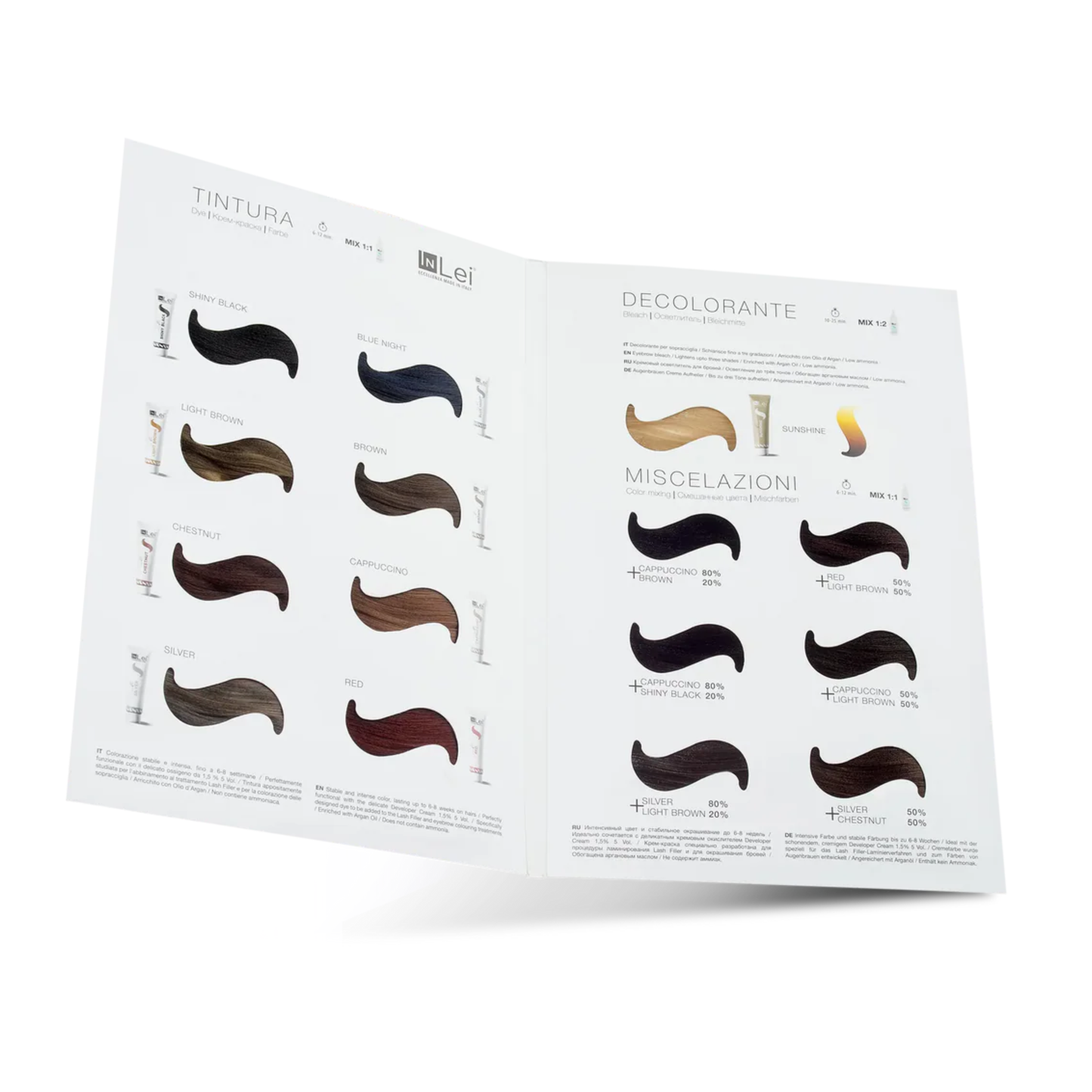 COLOR CHART Kartelë Ngjyrash dhe Udhëzues për Përzierje